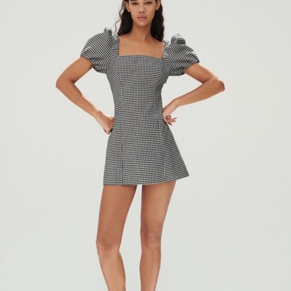 zara gingham dress - Picture 2 of 8